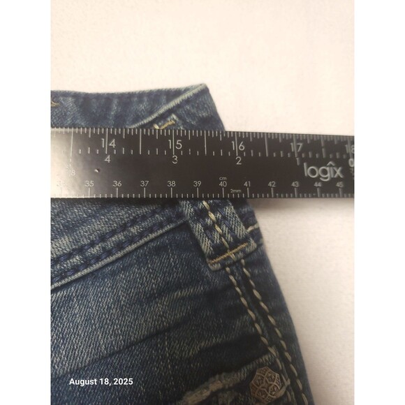 Silver Suki Surplus Bootcut Flap Pocket Women's Blue Jeans 30x30 EUC - Picture 3 of 8